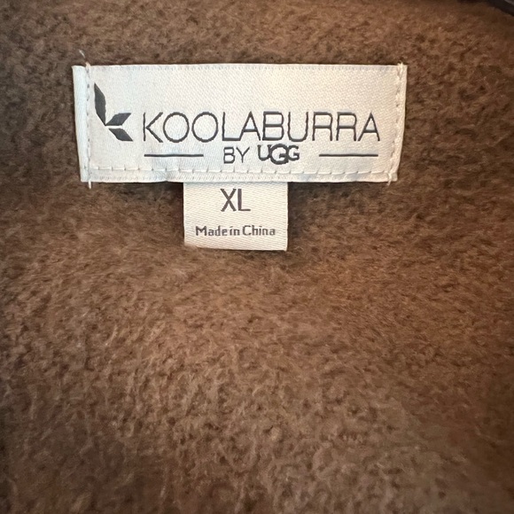 KOOLABURRA BY UGG Brown Sherpa Cardigan Size XL NWOT - Picture 4 of 5